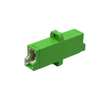 ADA-E2APCUGREEN-25 Fiberworks AS  Adapter SM E2000/APC-SPX Green With Flange, Screw mount, Zr. sleeve